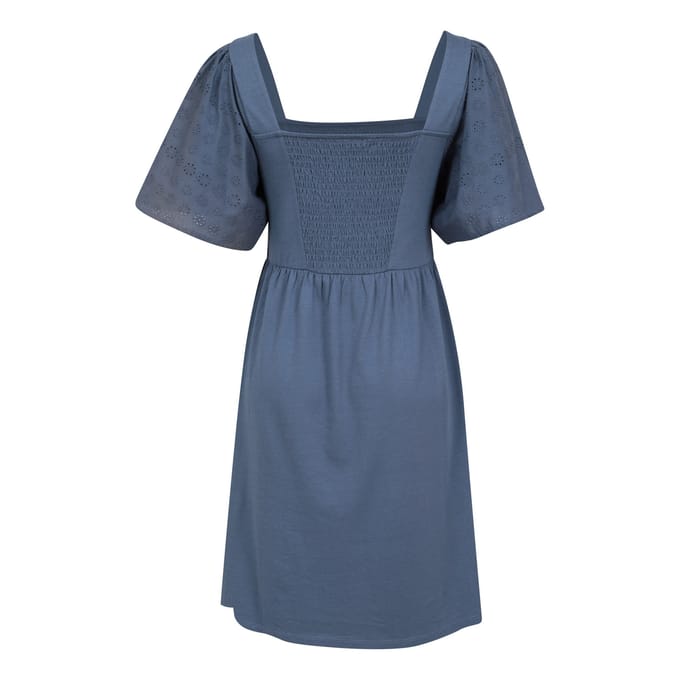 Mountain Warehouse Dames/Dames Verona Broderie Mouwjurk (Blauw)