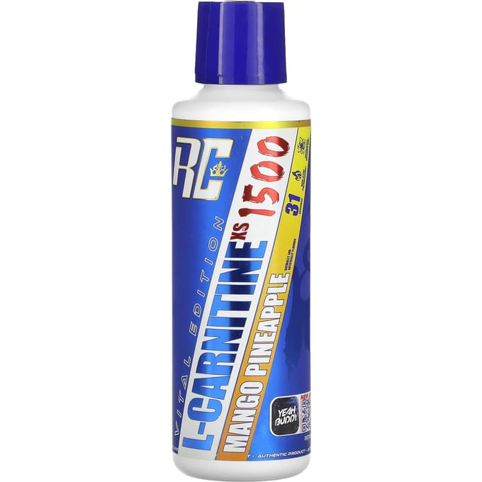 Ronnie Coleman, Vital Edition, L-CarnitineXS 1500, Mango Ananas Smaak, 16 fl oz (473,28 ml)