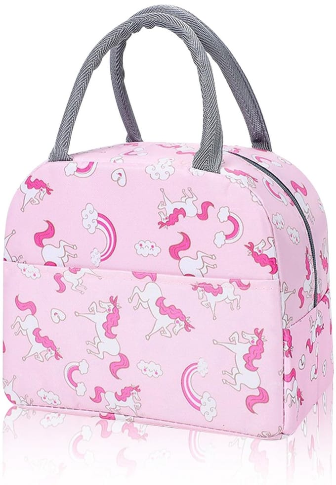 Dailygoods - Draagbare Koeltas voor Levensmiddelen met Regenboogpaard Design