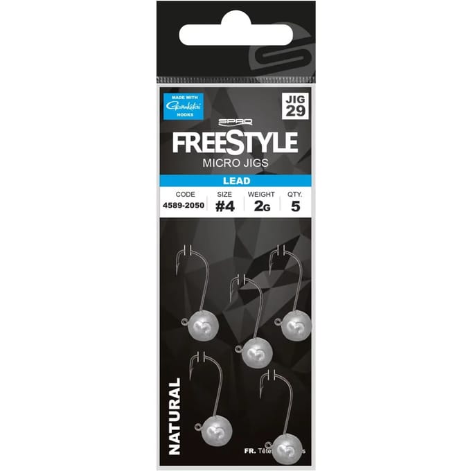 Micro loodkop Freestyle Jigs 2,5 cm (x5)
