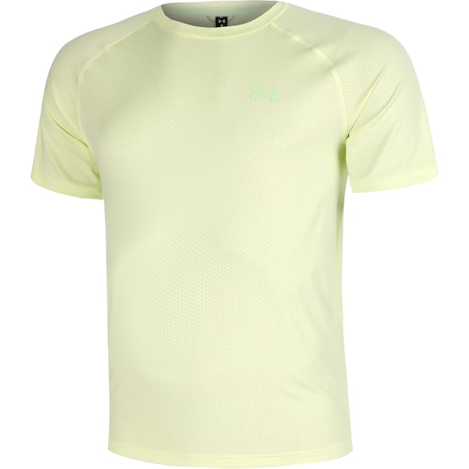 Under Armour Explor Trail Run Graphic  Hardloopshirt Heren-lichtgroen, zwart