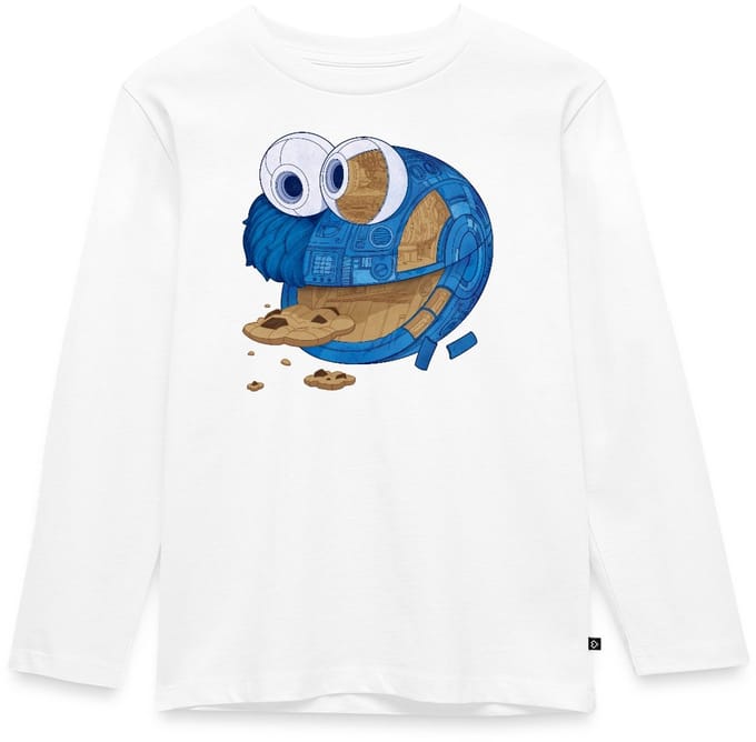 Sesamstraat Koekiemonster Machine Premium T-Shirt Kinderen