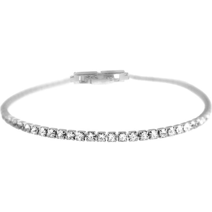 Bracelet - LUXENTER - Kayla - Alliage Rhodié - Zircone Brillantante - Taille Unique blanc