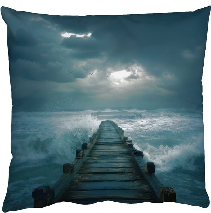 Sierkussens - Kussentjes Woonkamer - 40x40 cm - Steiger - Storm - Golven
