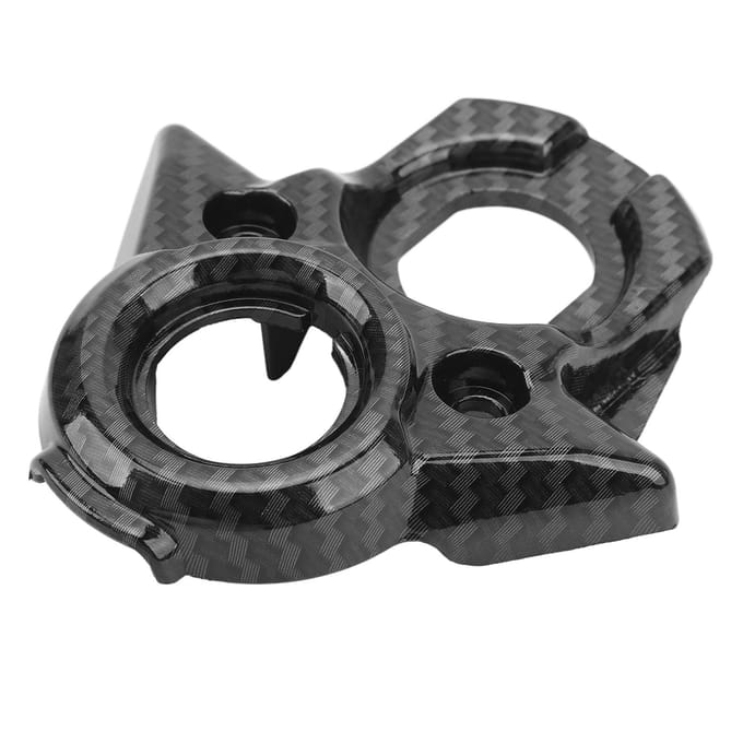 Cache décoratif de commande centrale motif fibre de carbone remplacement pour SurRon Light Bee X S black