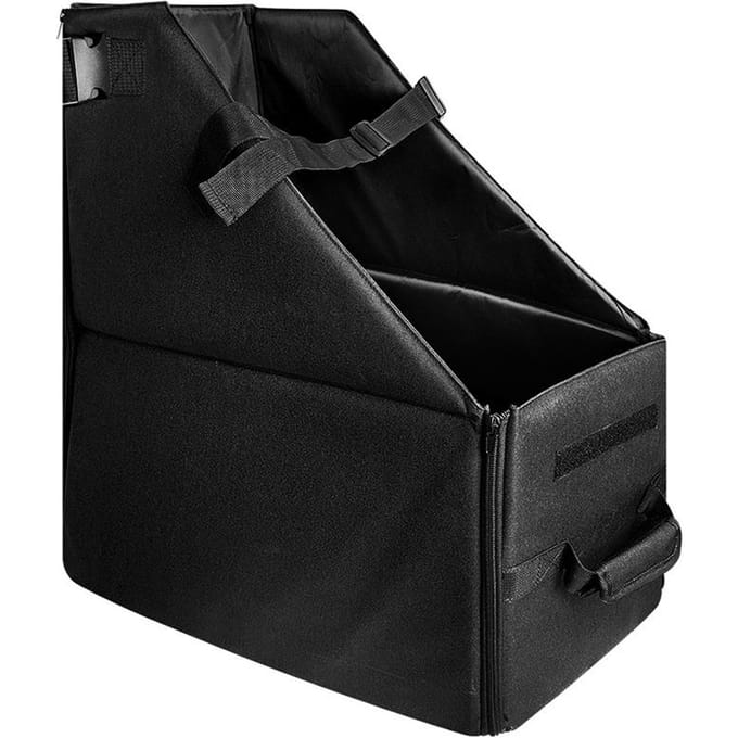 Boîte de rangement de vélo pliante, organisateur de coffre de voiture, Solution de rangement de vélo pliable, permet d'économiser de l'espace et d'éviter noir