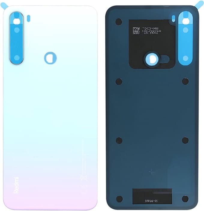 Xiaomi, Batterijdeksel voor Xiaomi Redmi Note 8T original service pack, Wit