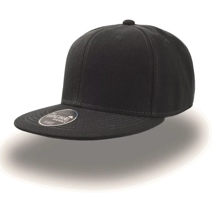 Atlantis Headwear Snap Back Cap AT603 - Black - One size