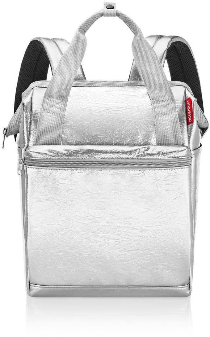 Reisenthel Allrounder R Schouder/ Rugtas - 12L - Silver Crackle Zilver
