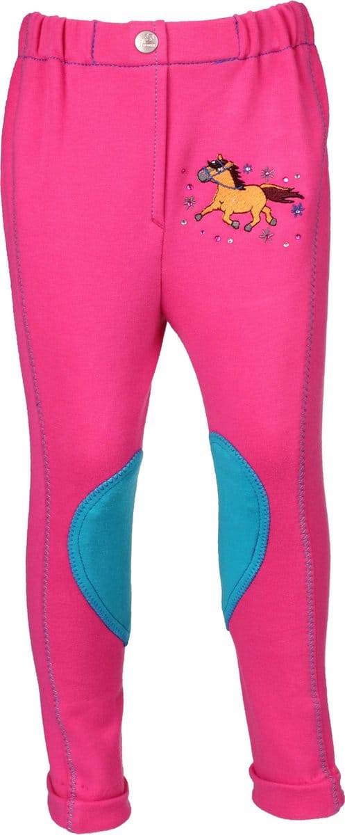 Horka Rijbroek Mini Knie Grip Kids - Donkerroze - 110