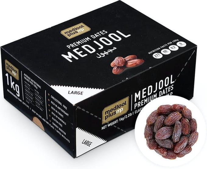 KoRo | Medjool-dadels premium large met pit, Medjool Plus 1 kg