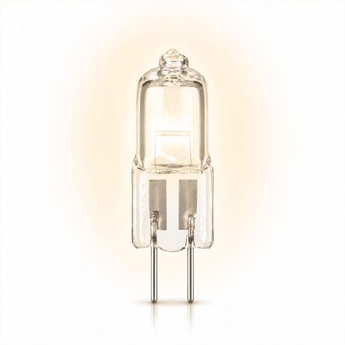 1x Mini Halogeenlamp G4 - 10W - Warm Wit Licht (2700K) - 130 lm - 2 jaar - Dimbaar