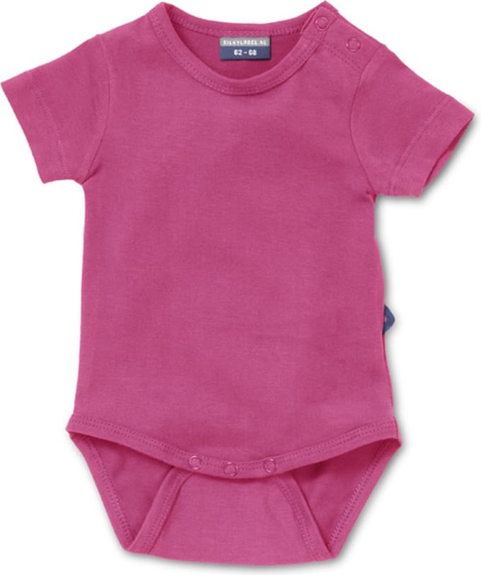 Silky Label romper supreme pink - korte mouw - maat 86/92 - roze