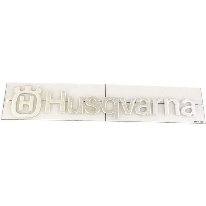 Husqvarna logo sticker 21 centimeter