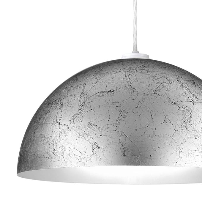 austrolux Hanglamp Cult vintage, zilver, Ø 40 cm