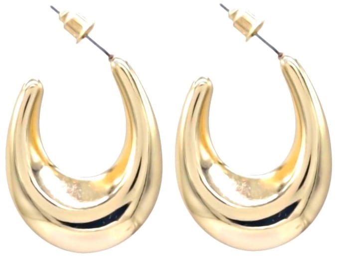 Oorbellen - Oorhangers - 3 cm - Goudkleurig