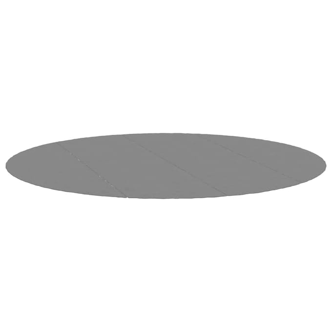 vidaXL - Zwembadgrondzeil - Ø428 - cm - polyester - geotextiel - lichtgrijs