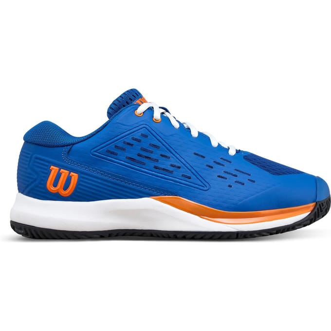 Wilson Rush Pro Ace Jr Allcourt schoen Kinderen-blauw, oranje