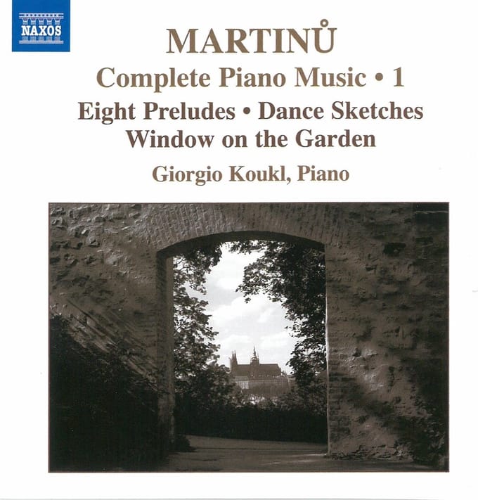 Giorgio Koukl - Martinů: Complete Piano Music (CD)