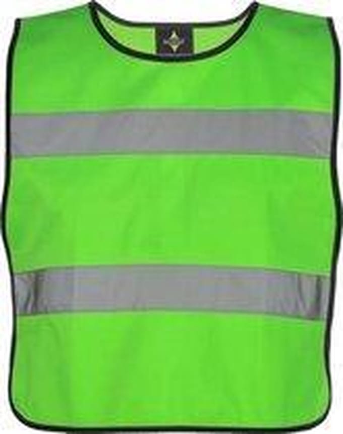 KX102 Korntex Veiligheid Poncho Kind - Maat M (7-12 jaar) – Neon Groen