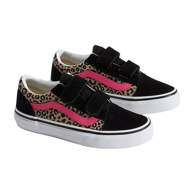 Vans Old Skool V Sneakers - Meisjes - Zwart - Maat:32