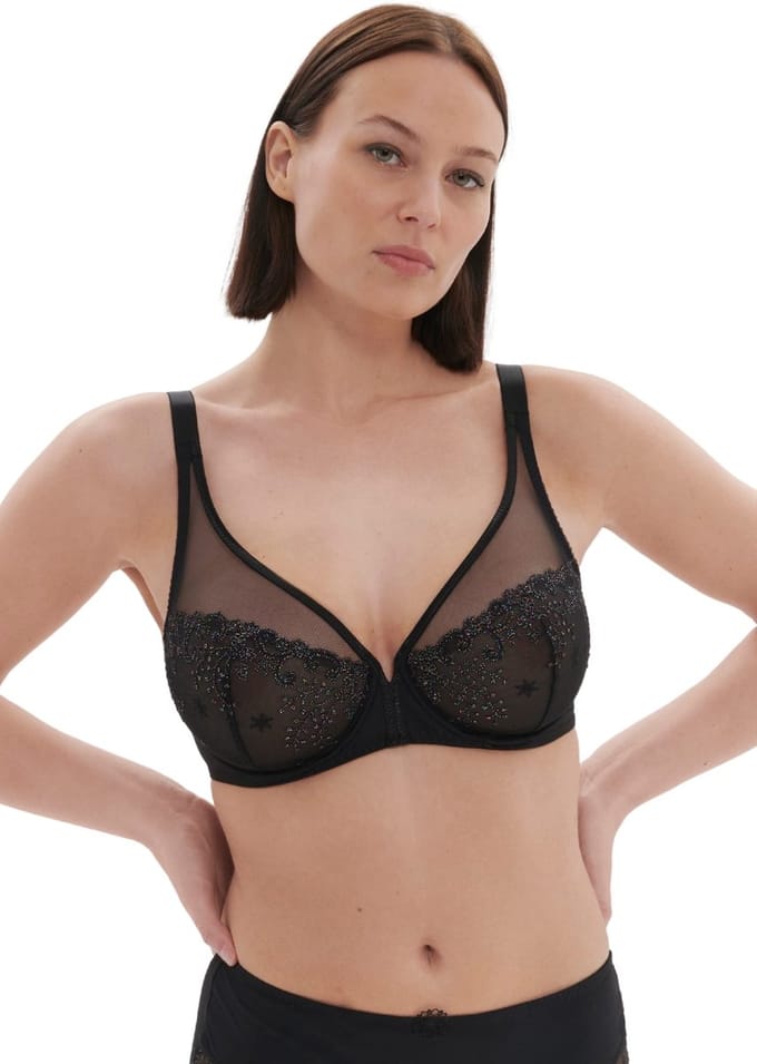 Simone Pérèle – Délice – BH Beugel – 12X319 – Noir – Maat D75/90