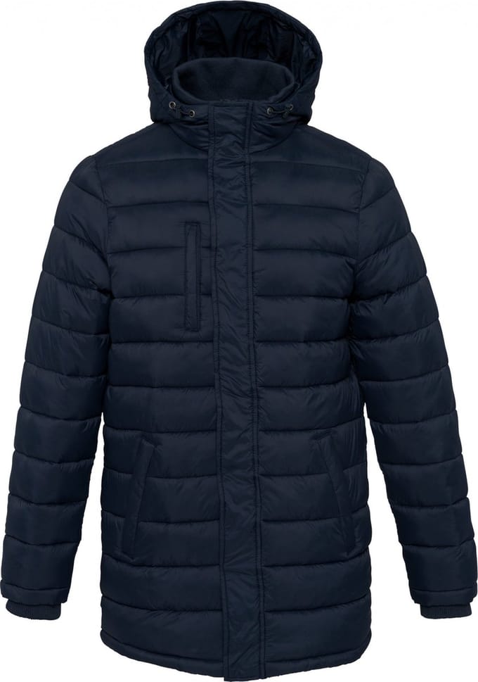 Kariban Lichte herenparka met capuchon K6128 - Navy - M