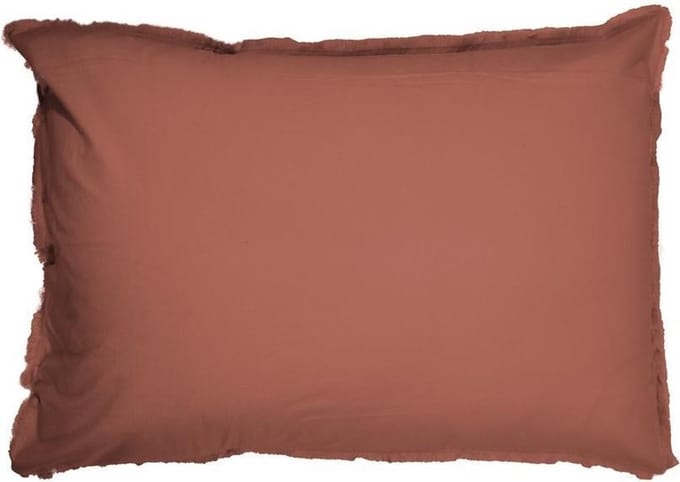 Matt & Rose Set Kussenslopen Terracotta - 50 x 70 cm - Gewassen Katoen
