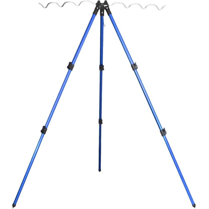 Hengelsteunen Tripod Stand Telescopische Aluminiumlegering Hengelsteun blue