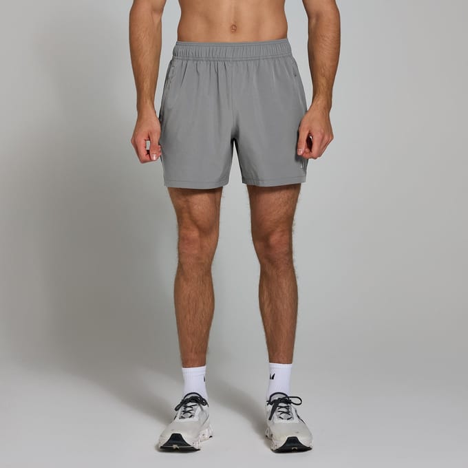 MP Active geweven short met binnenbeenlengte van 13 cm voor heren - Grijs - S