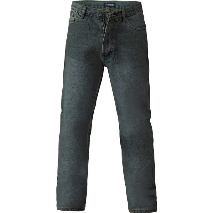 Duke Heren D555 Rockford Comfort Kingsize Jeans 58L gray