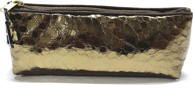Vagabond Pencil case-/Make-up tasje "Bronze Age'' (afmeting 22 x 5 x 7 cm)