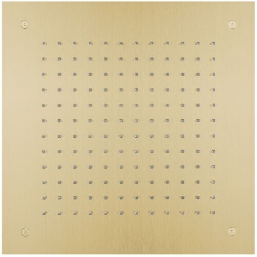 Herzbach DESIGN iX PVD rain shower for ceiling installation square 38 x 38 cm 21.638000.2.41