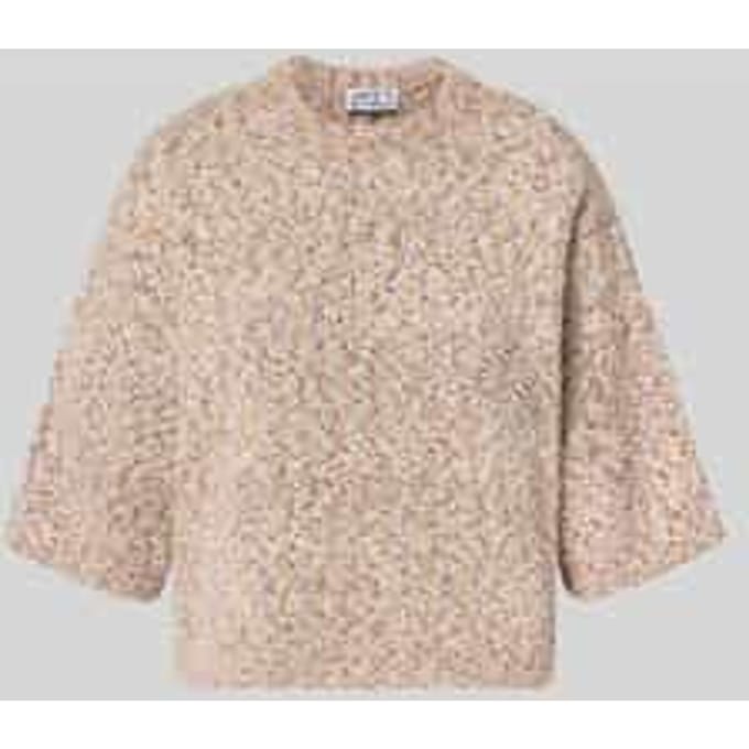 Gebreide pullover met 1/2-mouwen