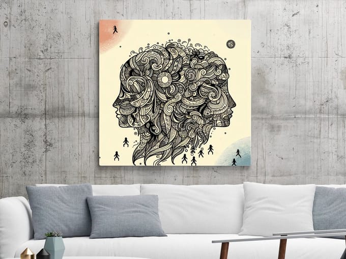 Kunstprint | Wanddecoratie | Dibond | 80 × 80 cm