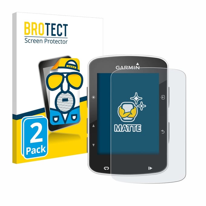 BROTECT - Screenprotector voor Garmin Edge 820 - Folie Beschermfolie matte 2 Stuks