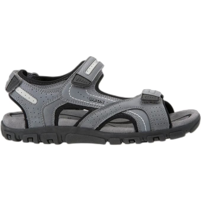 Geox UOMO SANDAL STRADA herensandaal U8224D 0BC50 C9014 Stone/LT Grey