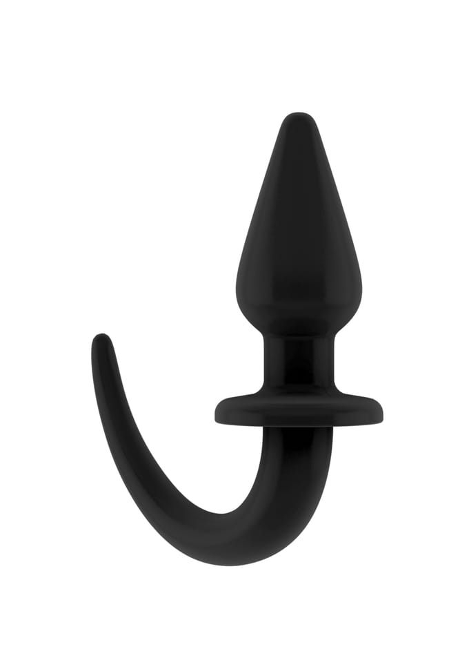 Shots - Ouch! Flexibele Rubberen Butt Plug black
