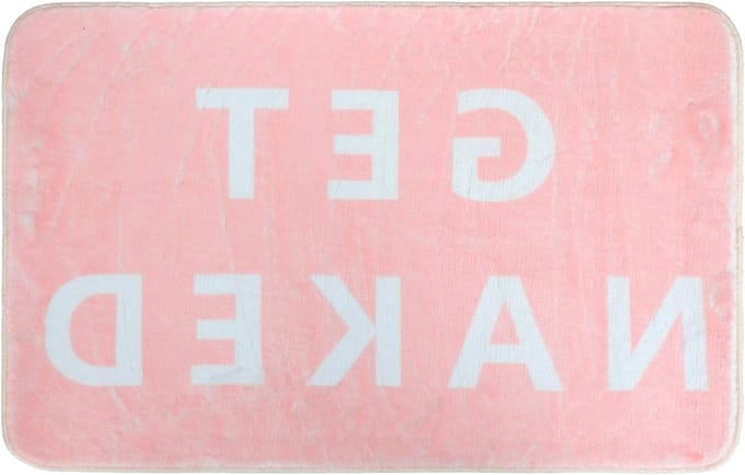 Absorberende en Antislip Microfiber Badmat in Roze - 50 x 80 cm voor Comfort en Stijl
