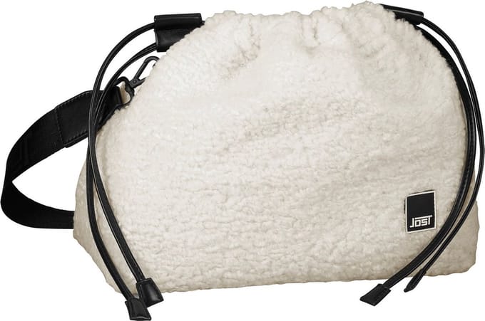 JOST Schoudertas Teddy Sort Studio Drawstring Bag Cream-White Wit