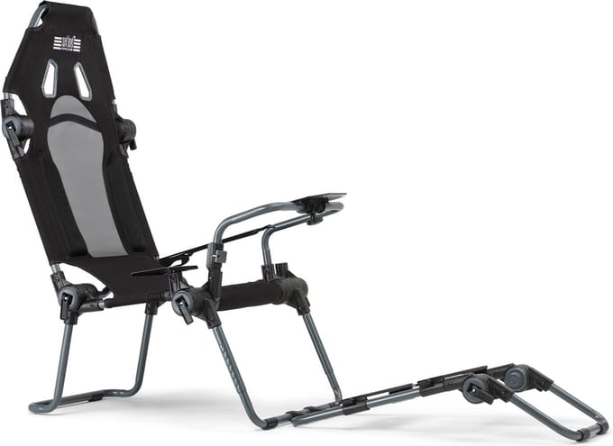 Next Level Racing F-GT Lite Formula and GT Foldable Simulator Cockpit - Grey Sim race cockpit - Stof - Tot 130 kg