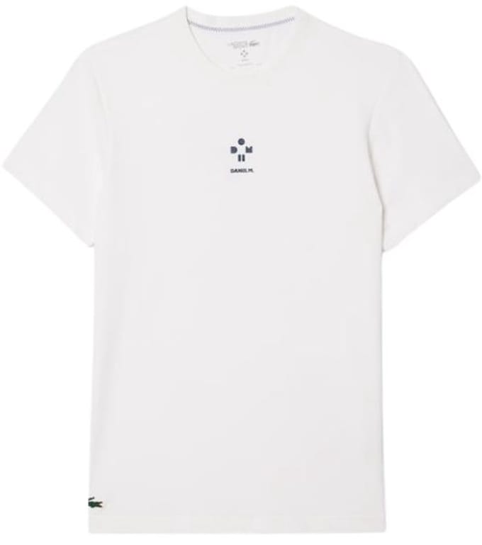 Lacoste t shirt heren Sport Danill Medvedev Wit