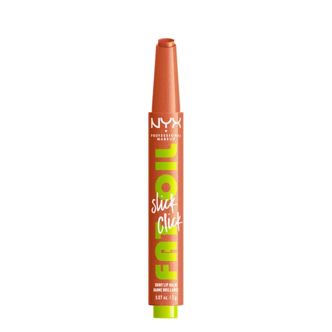 NYX Professional Makeup Fat Oil Slick Click - Hits Different - lippenbalsem - brons transparant - 2g