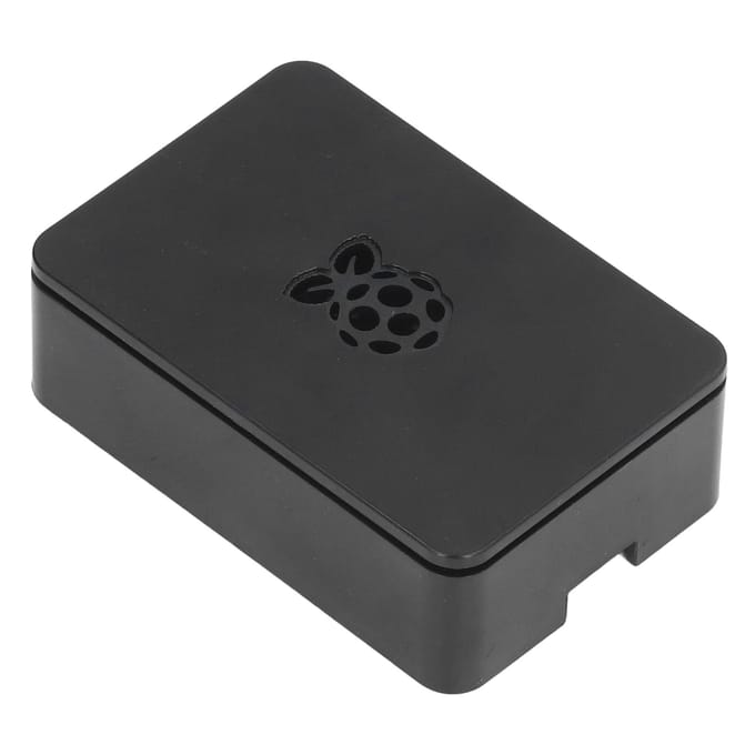voor Raspberry Pi 4 Behuizing ABS Afneembaar Krasbestendig Warmteafvoer Beschermhoes Zwart