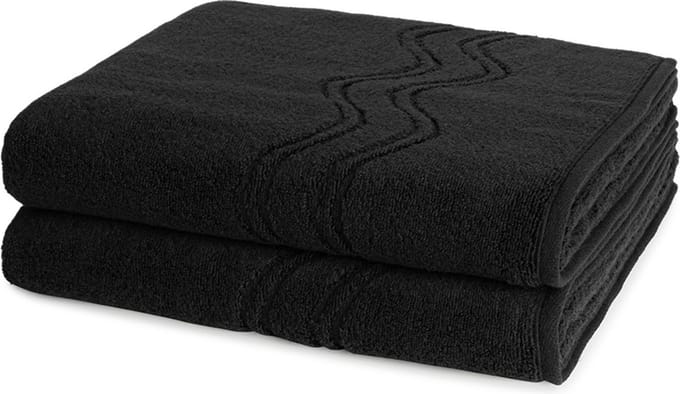 Ross Dames en Heren 2 X douchedoek - Als set Cashmere feeling
