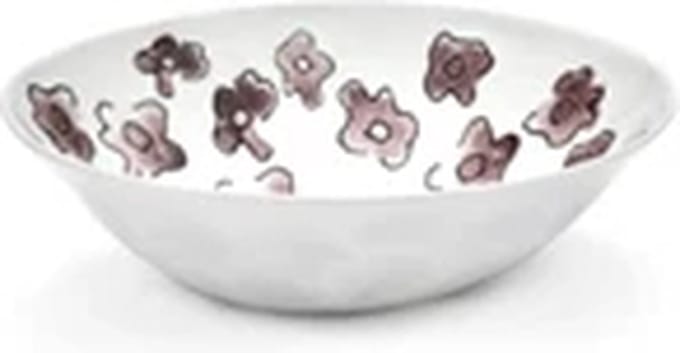 Serax Marni Midnight Flowers Dark Viola bowl D14cm H4cm roze
