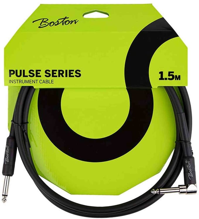 Boston GCP-15A Pulse Series Gitaarkabel Recht-Haaks 1.5 Meter