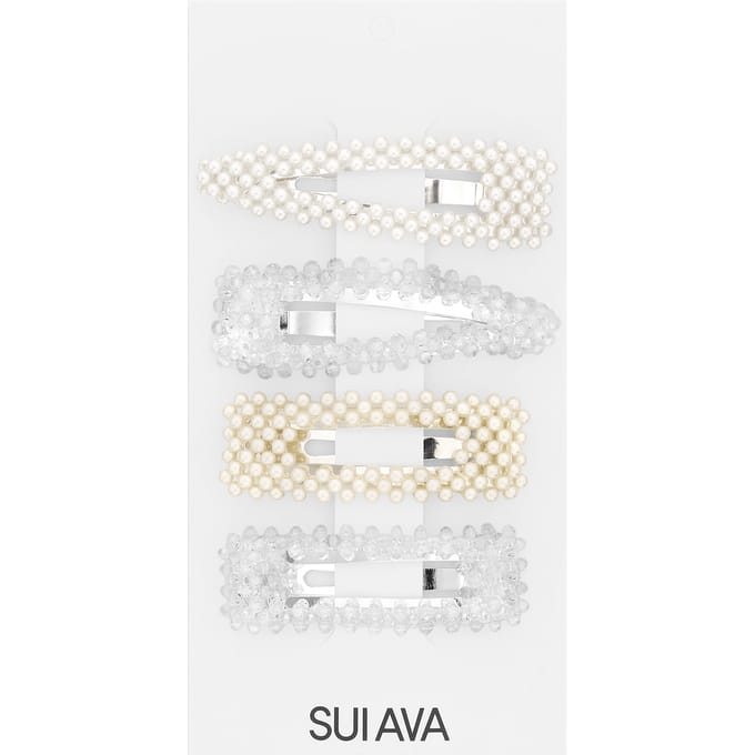 Sui Ava Pearly Hair Clips Set 13 4 st