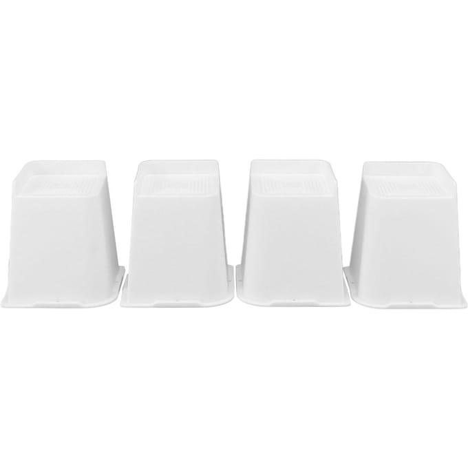 4 Stuks Meubelverhogers 6 Inch Verhoging Trapezium Vorm L Vorm Bovenkant Antislip Bed Sofa Verhogers Meubelpoot
