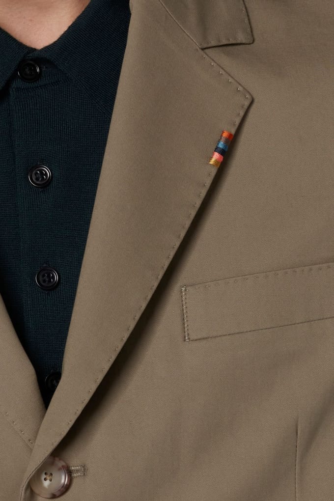 Paul Smith 2btn Sb Jacket Khaki Taglia: 48 | Giacche leggere Outlet | Uomo | Marrone